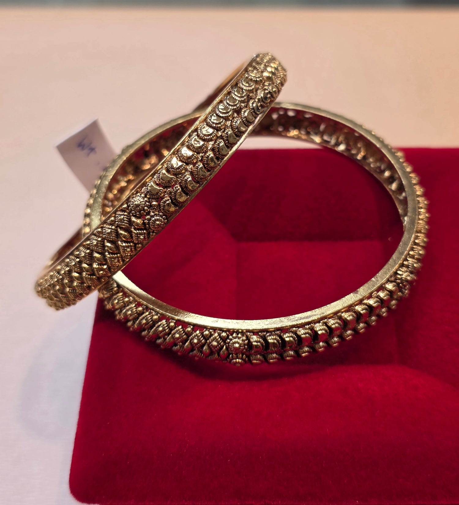 GOLD PLATED BANGLES SIZE 2.4 BG017