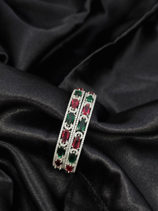 PURE SILVER  BANGLES SIZE 2.2 LB019