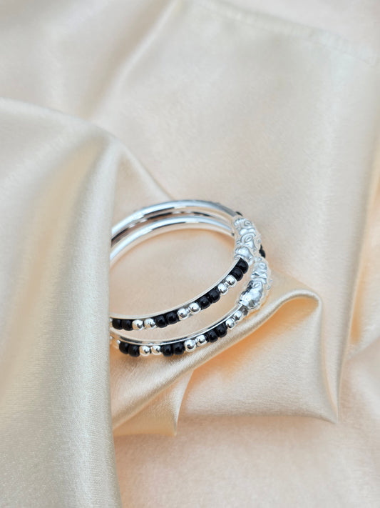 BABY SILVER SAGGLE 1.5 SIZE BS059