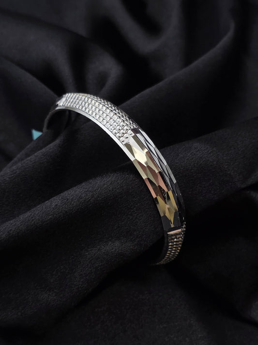 MENS SILVER KADDA SIZE 2.7 MK100