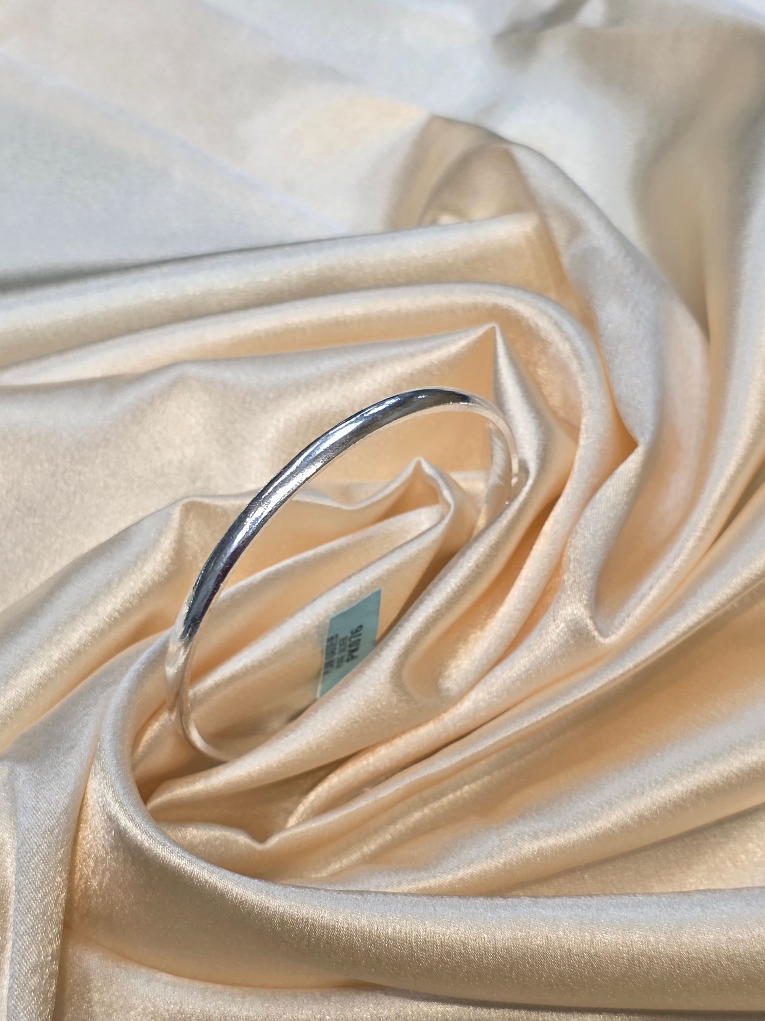 PURE SILVER PLAIN KADA SIZE 3 PK079