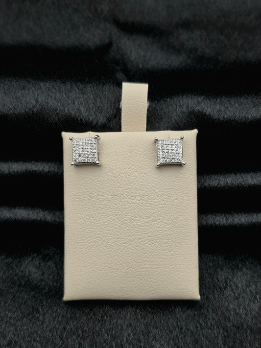 SILVER EAR STUDS GE180