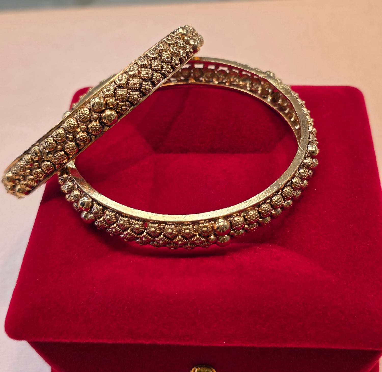 GOLD PLATED BANGLES SIZE 2.3 BG004