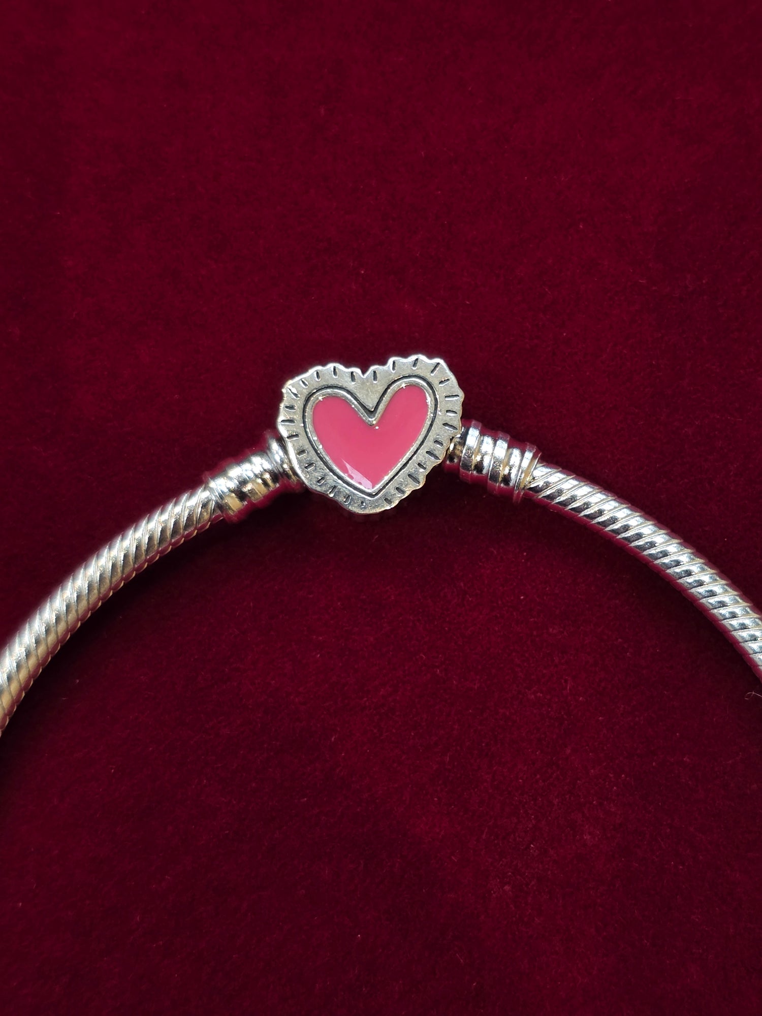 SILVER PANDORA BRACELET SIZE 20 PB043