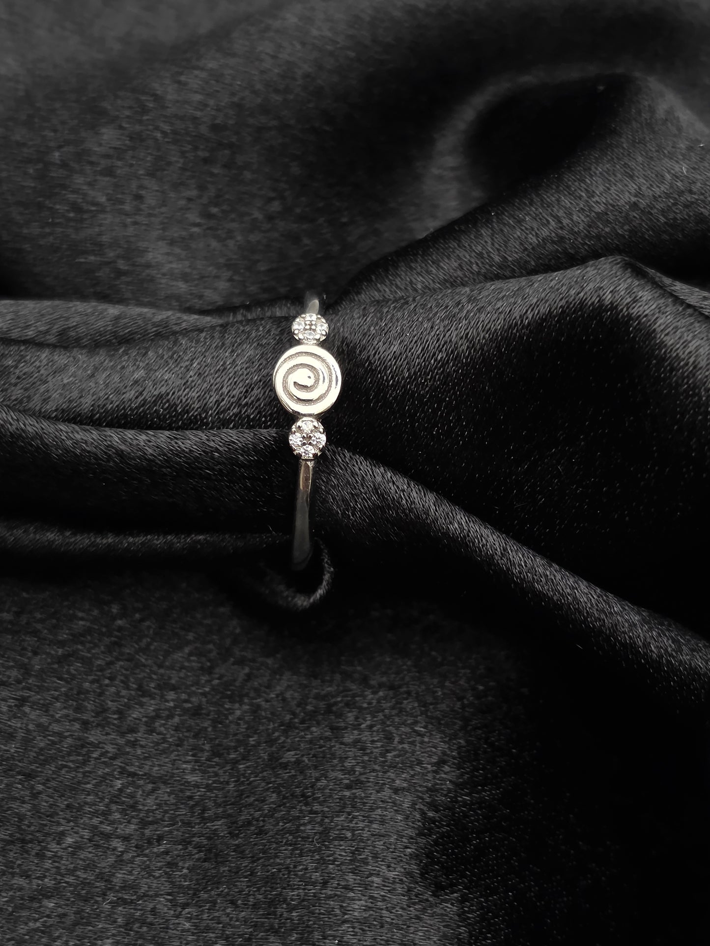 SILVER RING SIZE ADJ GR206