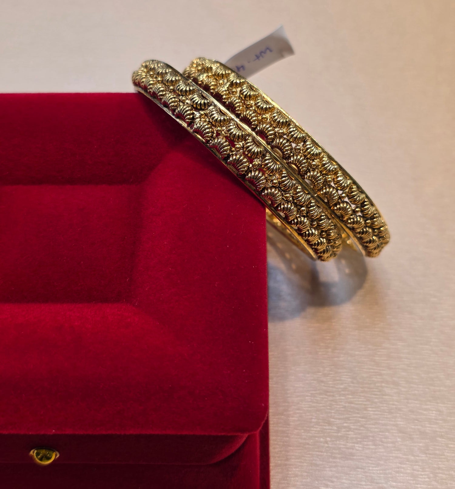 GOLD PLATED BANGLES SIZE 2.3  BG010