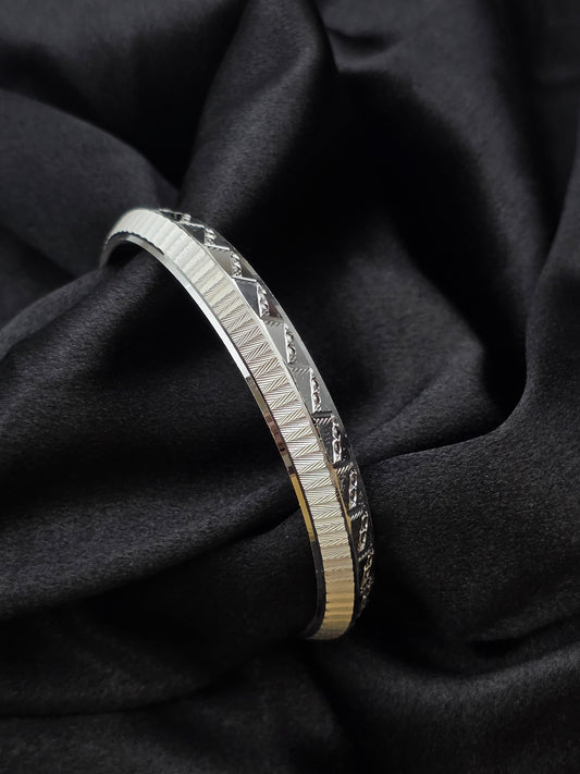 MENS SILVER KADDA SIZE 3 MK103