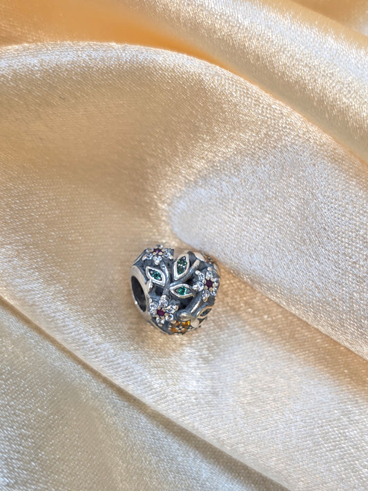 FAMILY TREE HEART PANDORA CHARM PC259