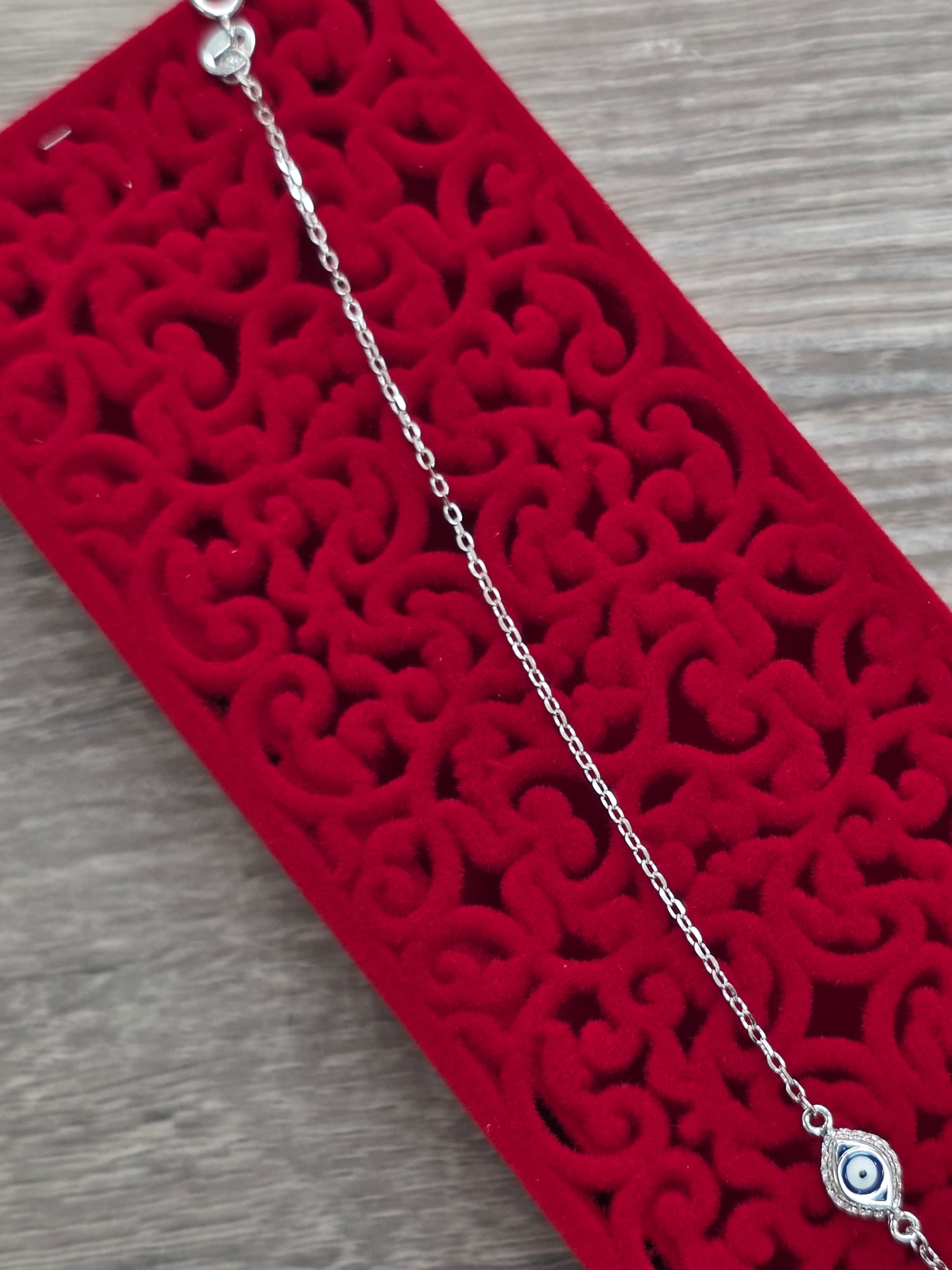 SILVER SINGLE ANKLET SA143