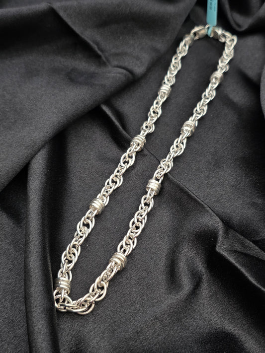 BOYS SILVER CHAIN 20INCH BC004