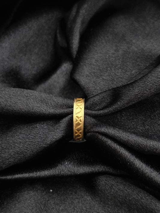 GOLDPLATED BAND SIZE 7 GR478