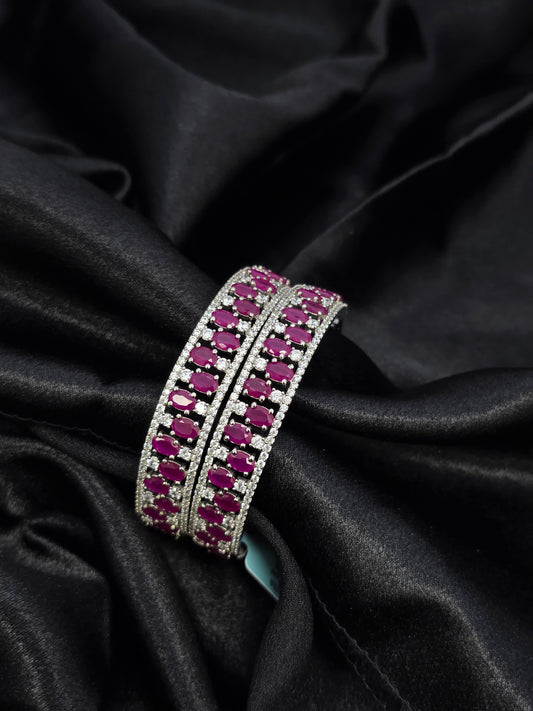 PURE SILVER BANGLES SIZE 2.2 LB018