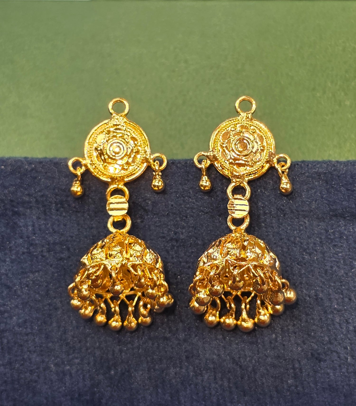 GOLD PLATED SILVER JHUMKI
