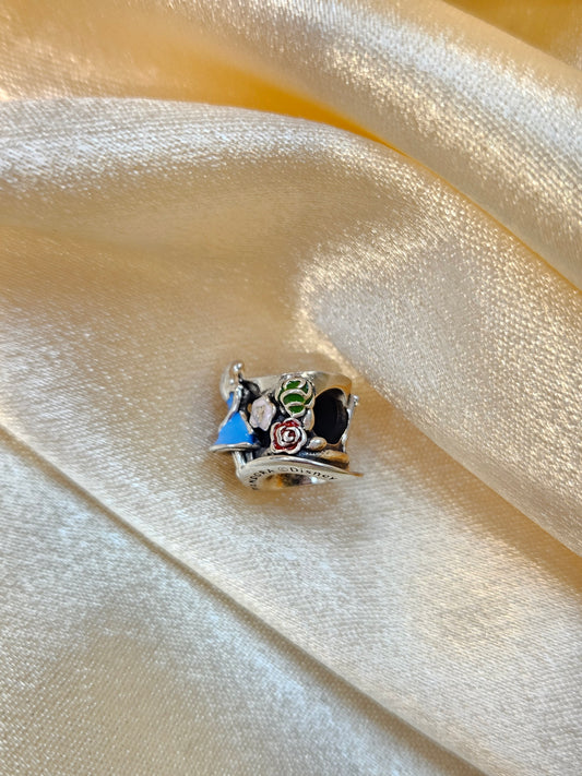 DISNEY ALICE IN WONDERLAND TEA PARTY PANDORA CHARM PC282