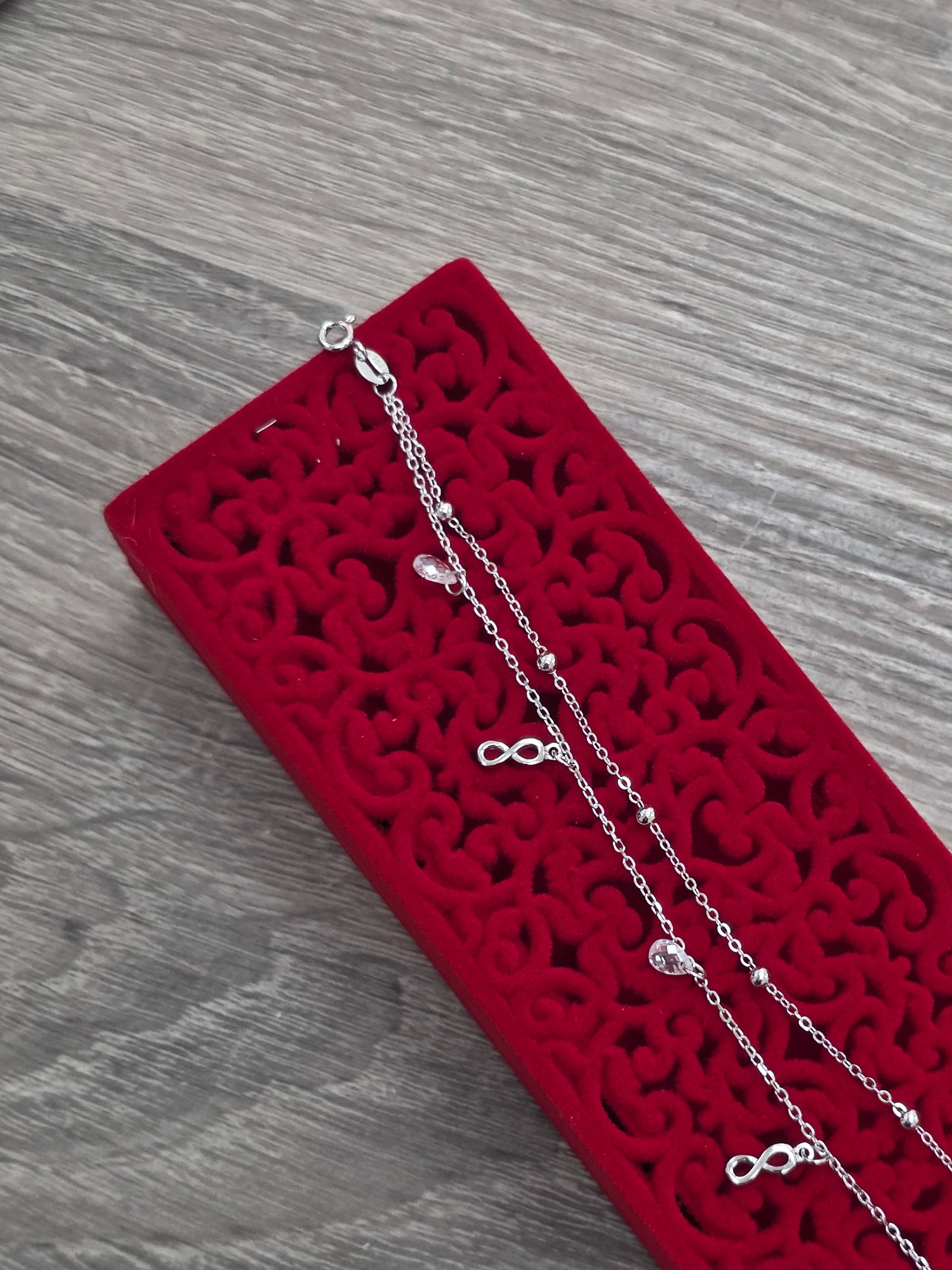 SILVER SINGLE ANKLET SA127