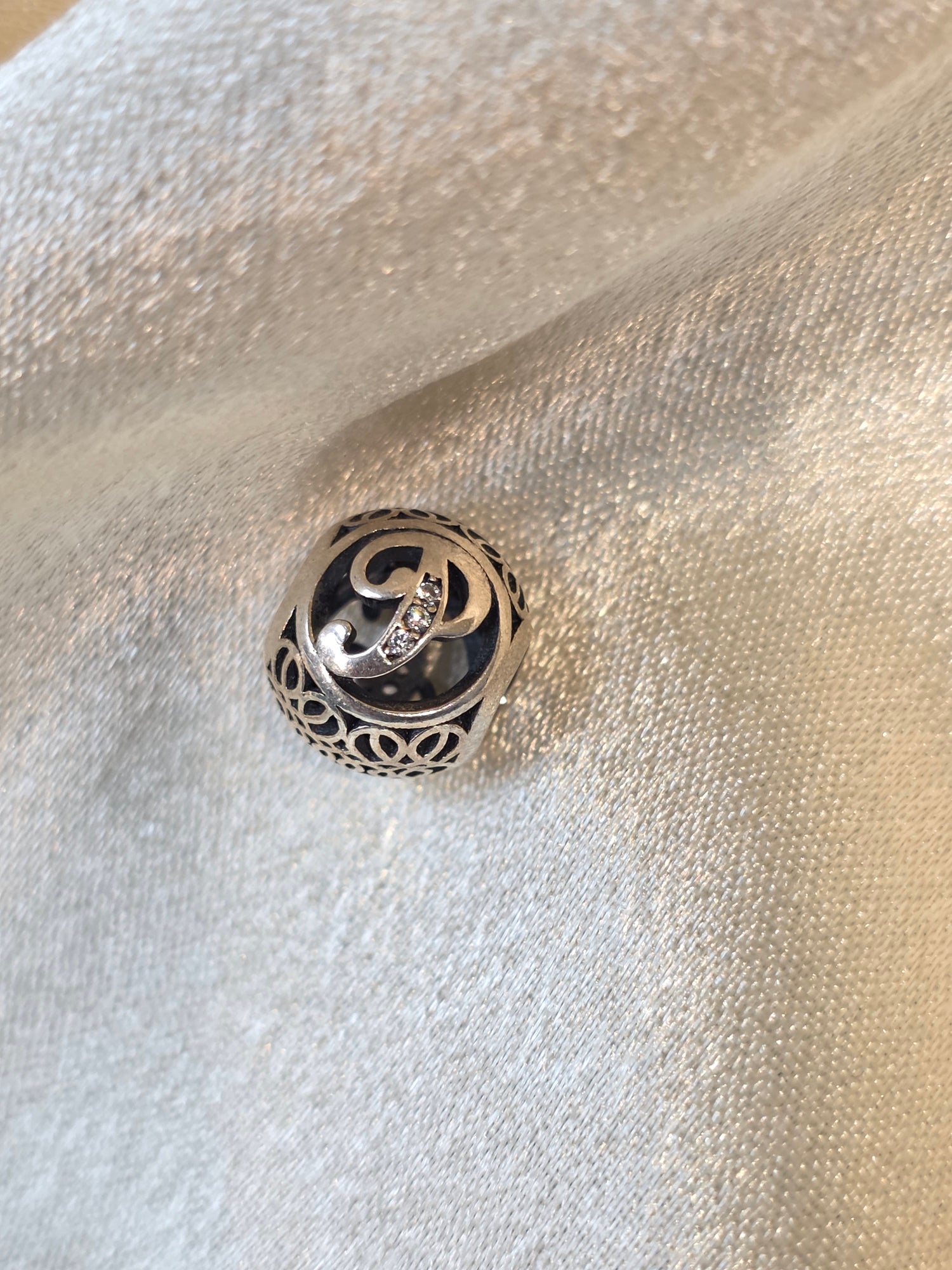PANDORA ALPHABET P CHARM PC354