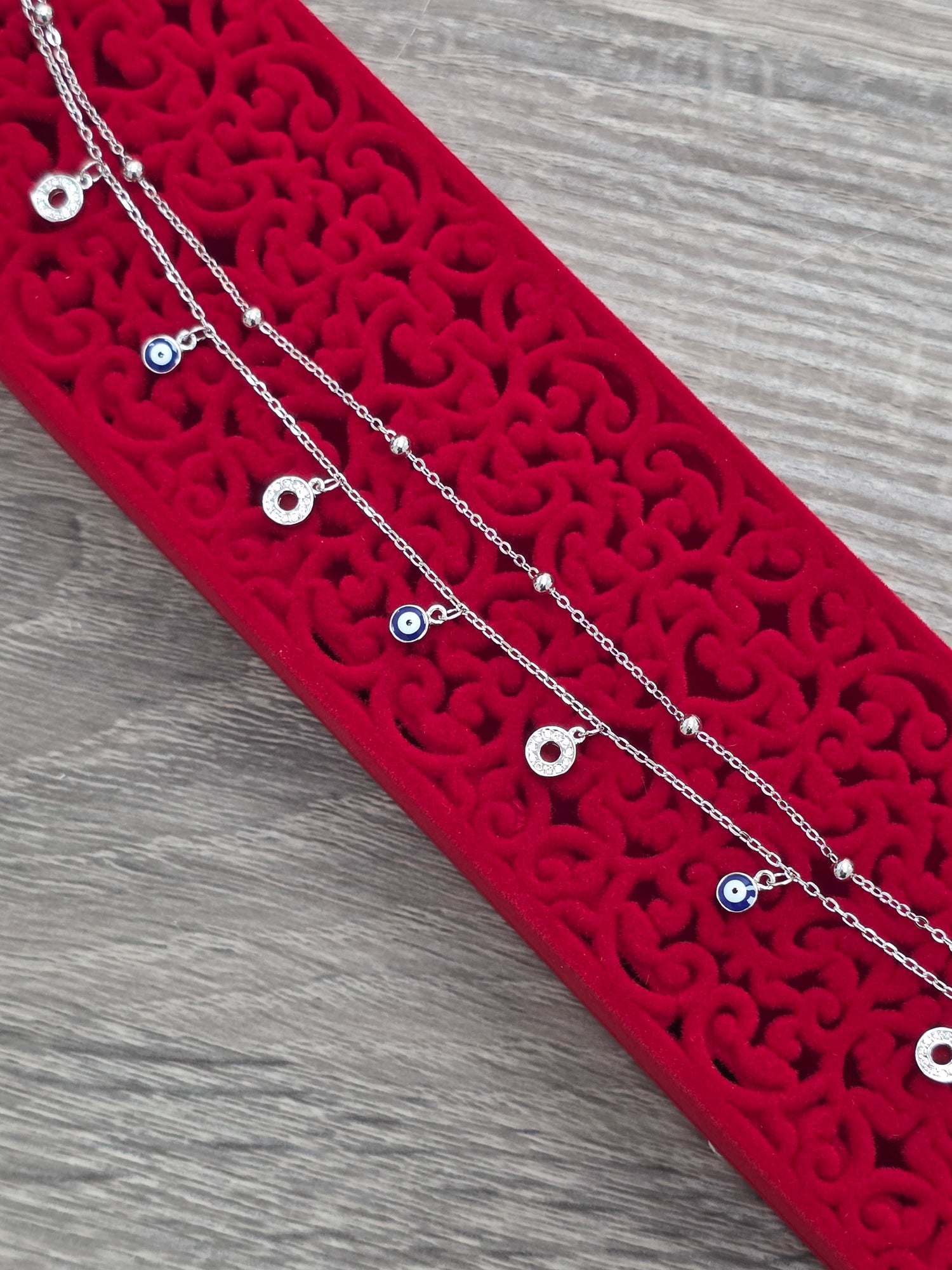 SILVER SINGLE ANKLET SA098