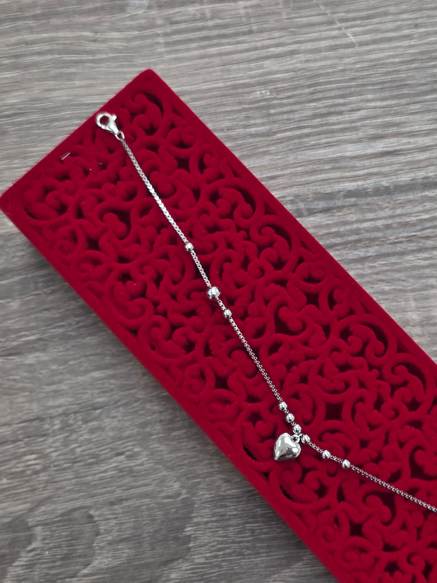 SILVER SINGLE ANKLET SA202