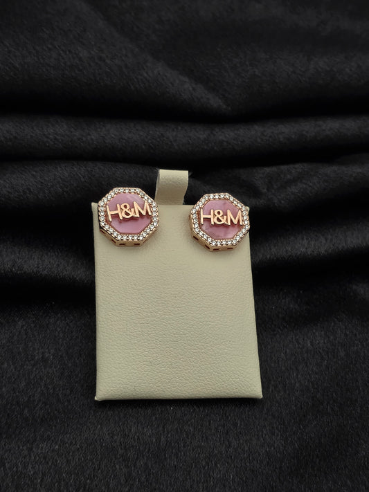SILVER EAR STUDS GE033