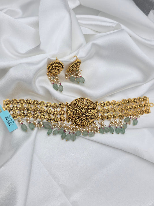 GOLD PLATED SILVER SET GPI134
