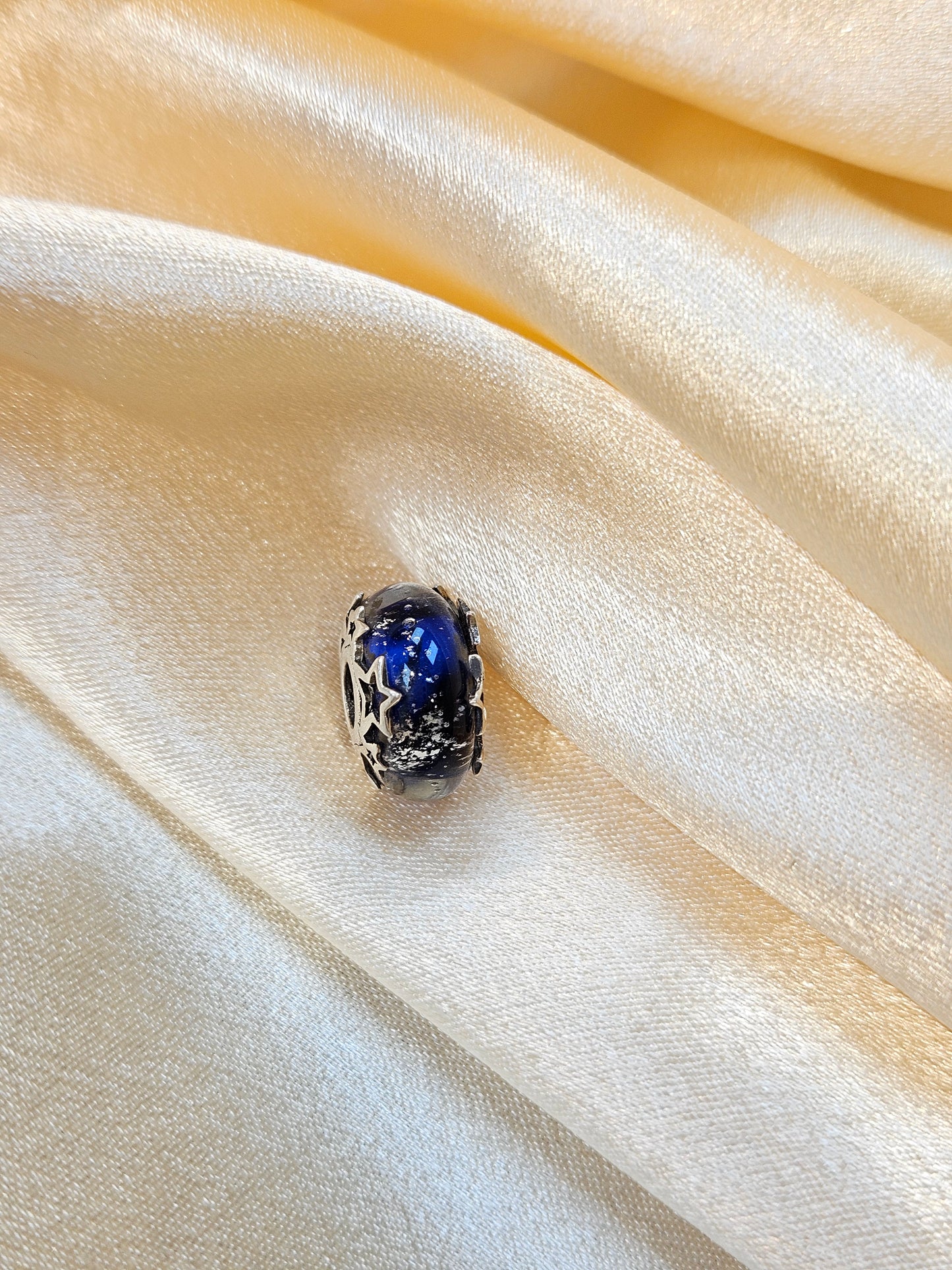 BLUE GLASS MURANO PANDORA CHARM PC288