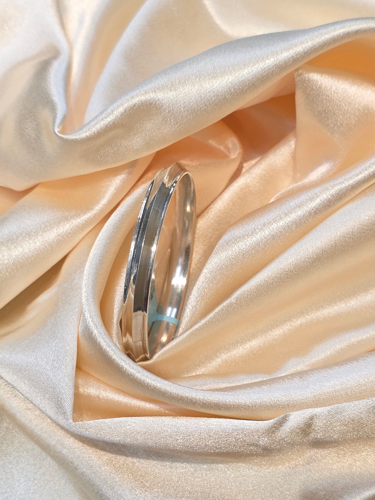 PURE SILVER PLAIN KADA SIZE 2.5 PK098