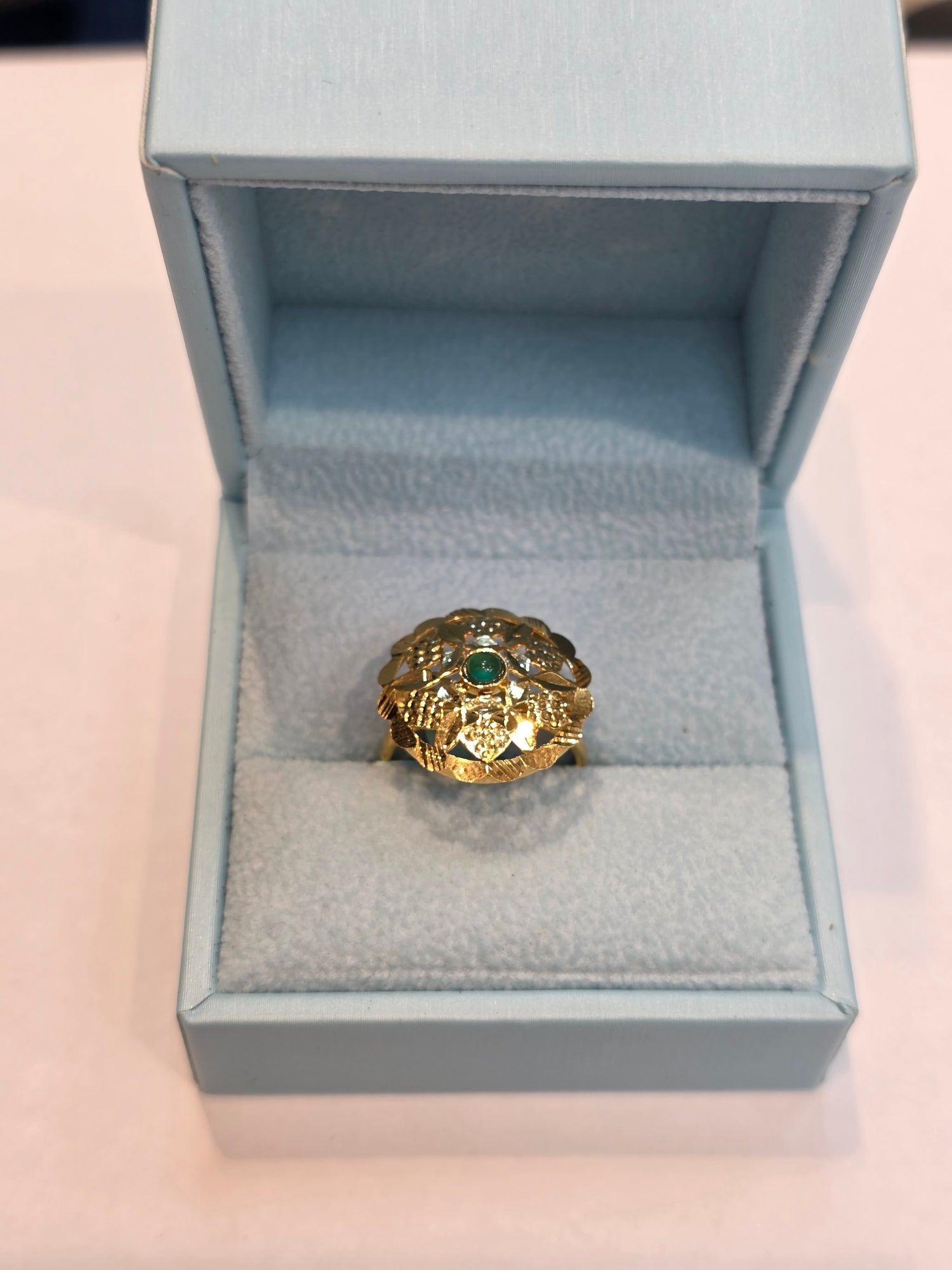 GOLD PLATED RING SIZE 7