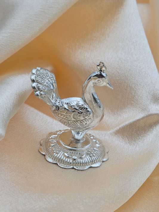 PURE SILVER PEACOCK PI152