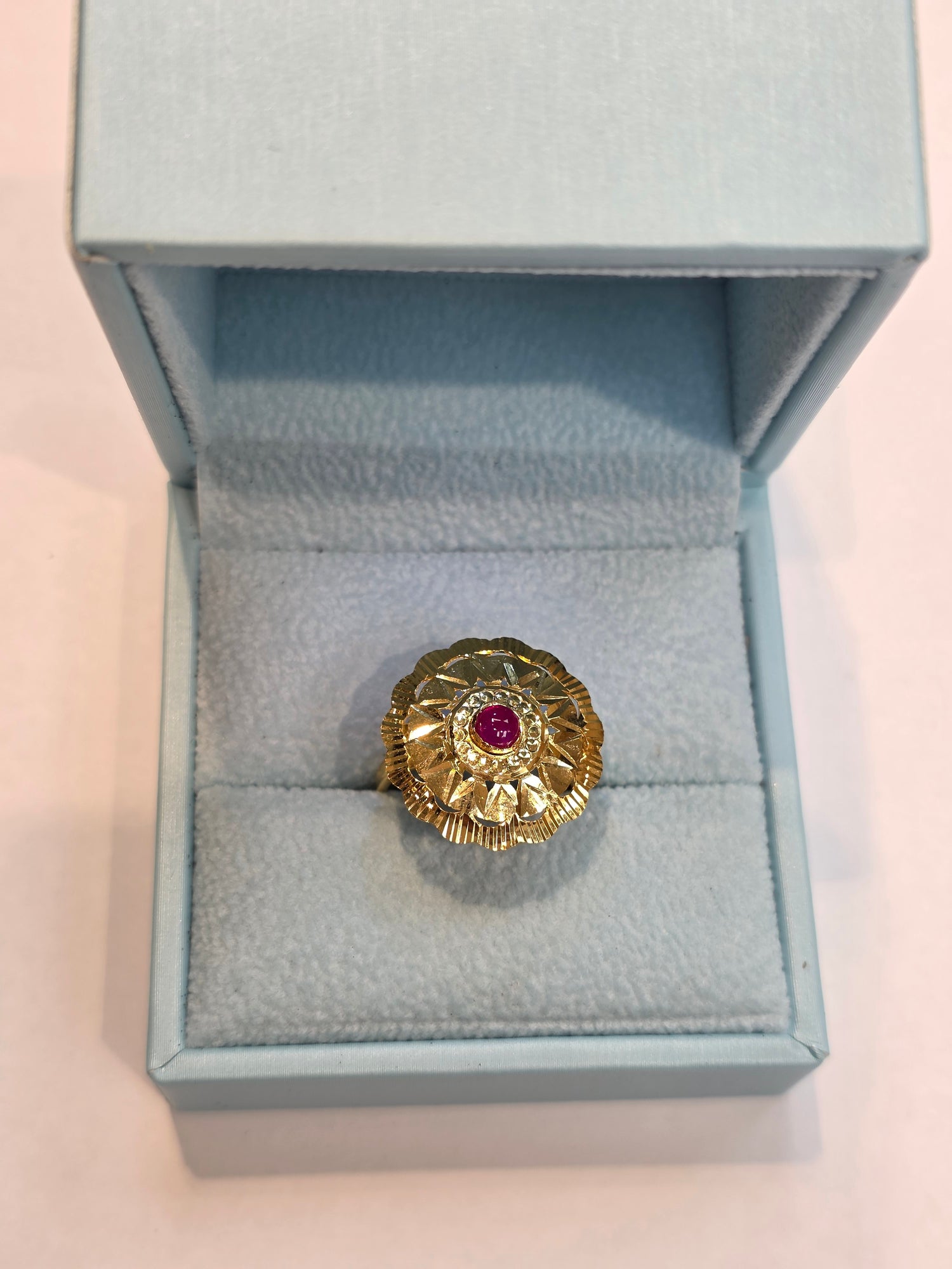 GOLD PLATED RING SIZE 7