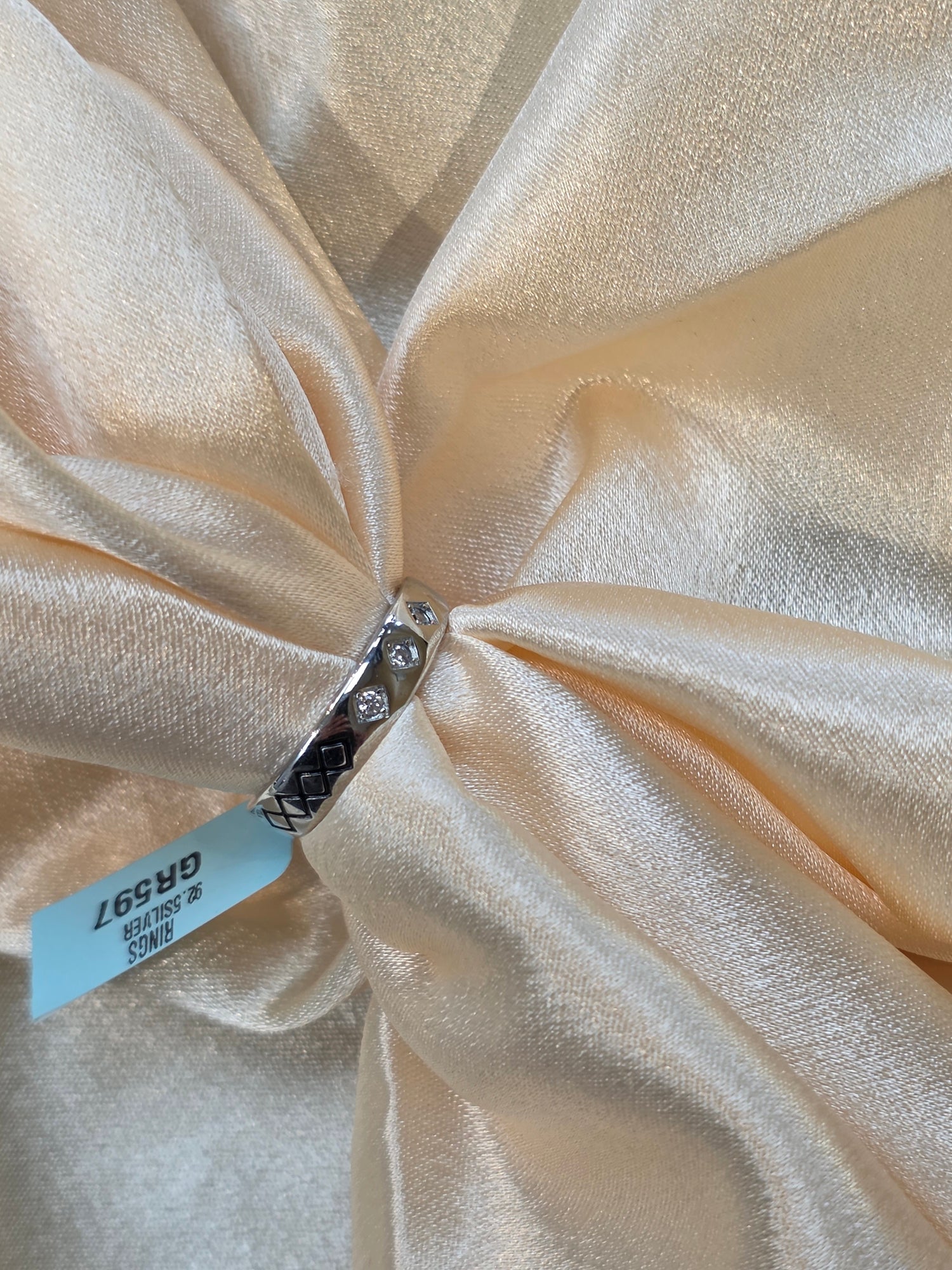 SILVER RING SIZE 10 GR597