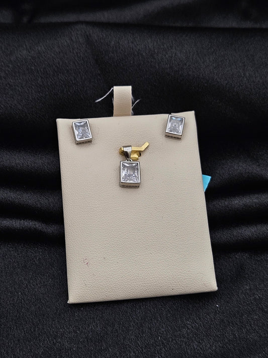 SILVER PENDANT SET PS028