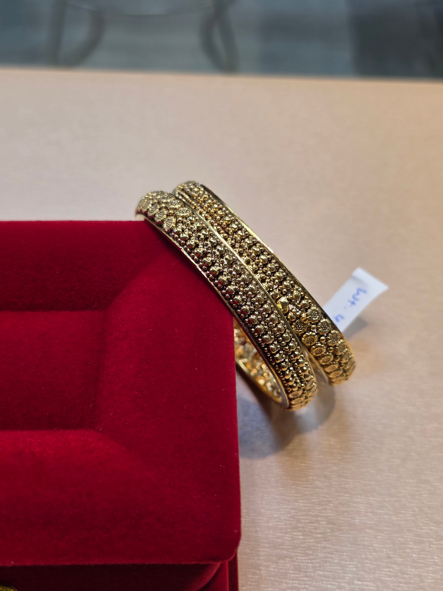 GOLD PLATED BANGLES SIZE 2.3 BG009