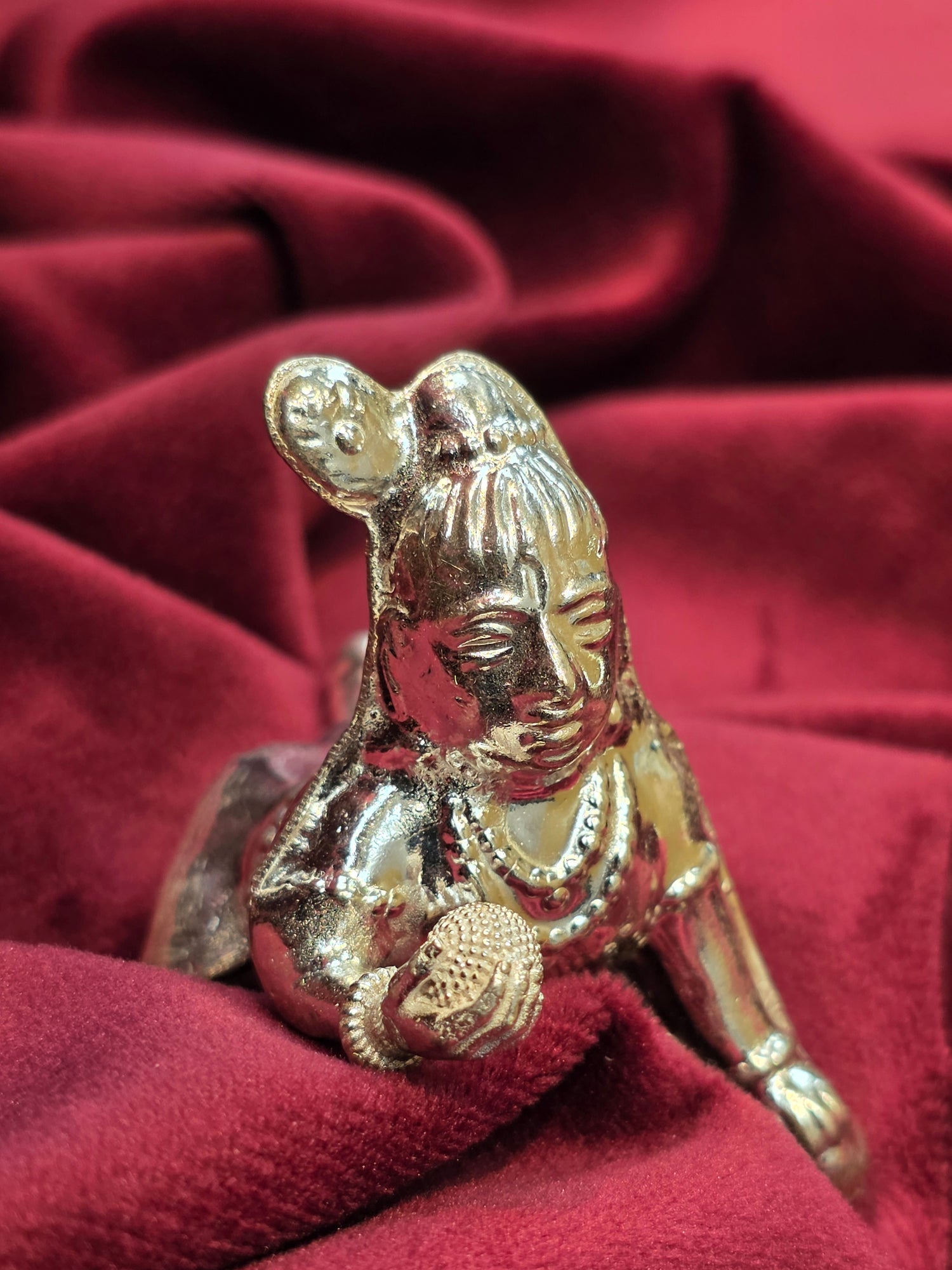 PURE SILVER LADDU GOPAL JI IDOL AC307