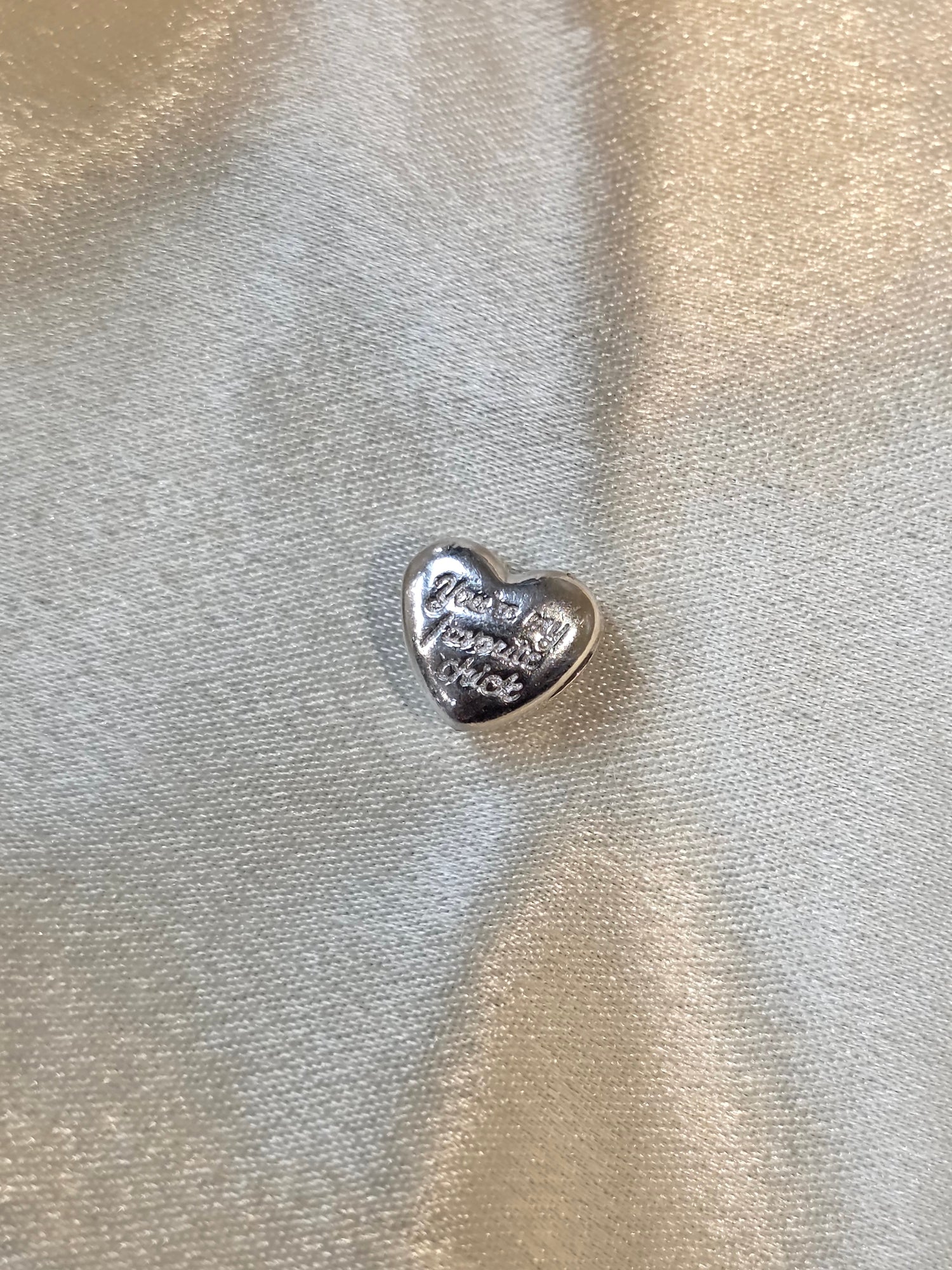 PANDORA HEART SHAPED YOU ARE MY FAV CHICK CHARM PC327