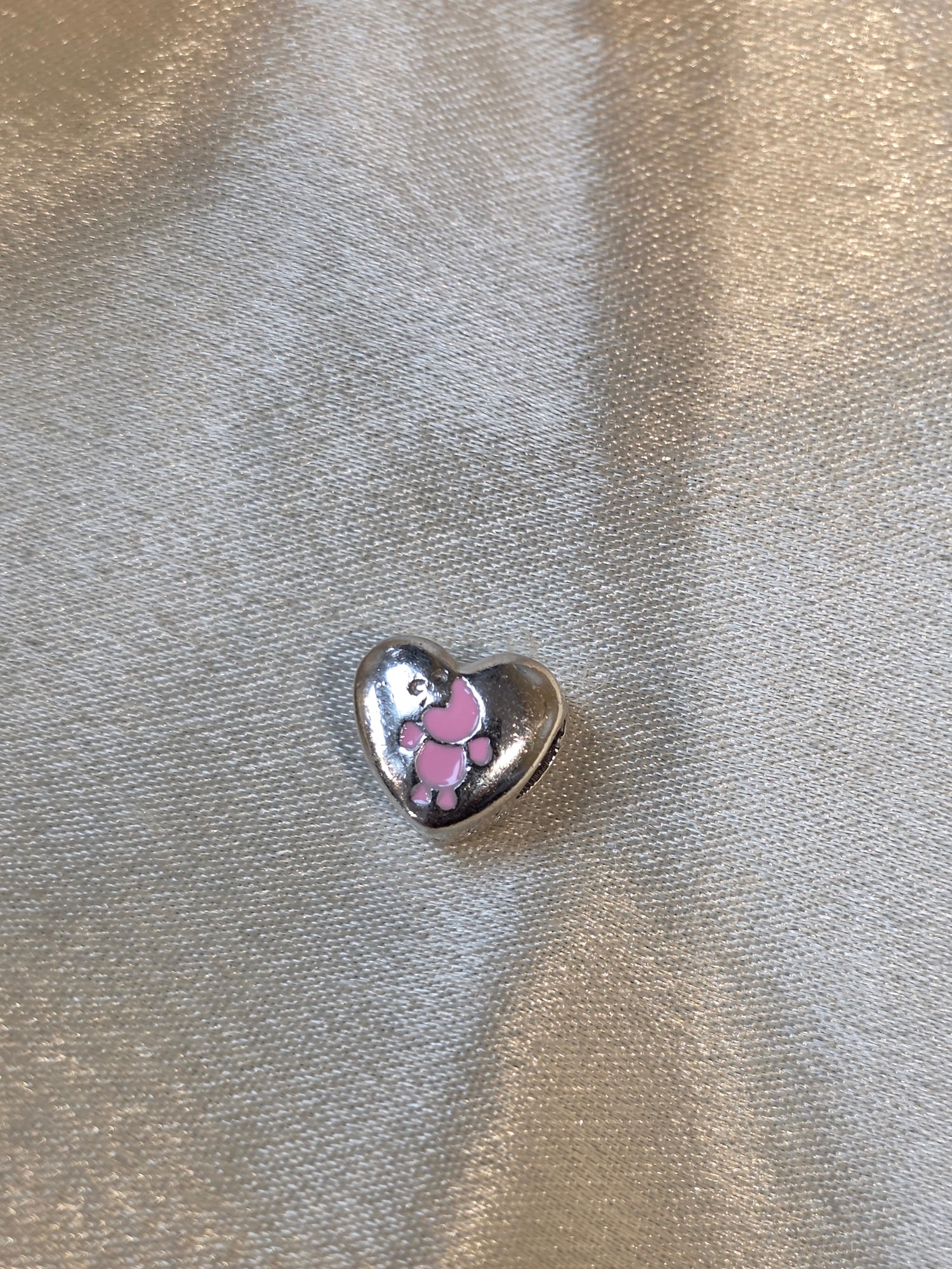 PANDORA HEART SHAPED YOU ARE MY FAV CHICK CHARM PC327