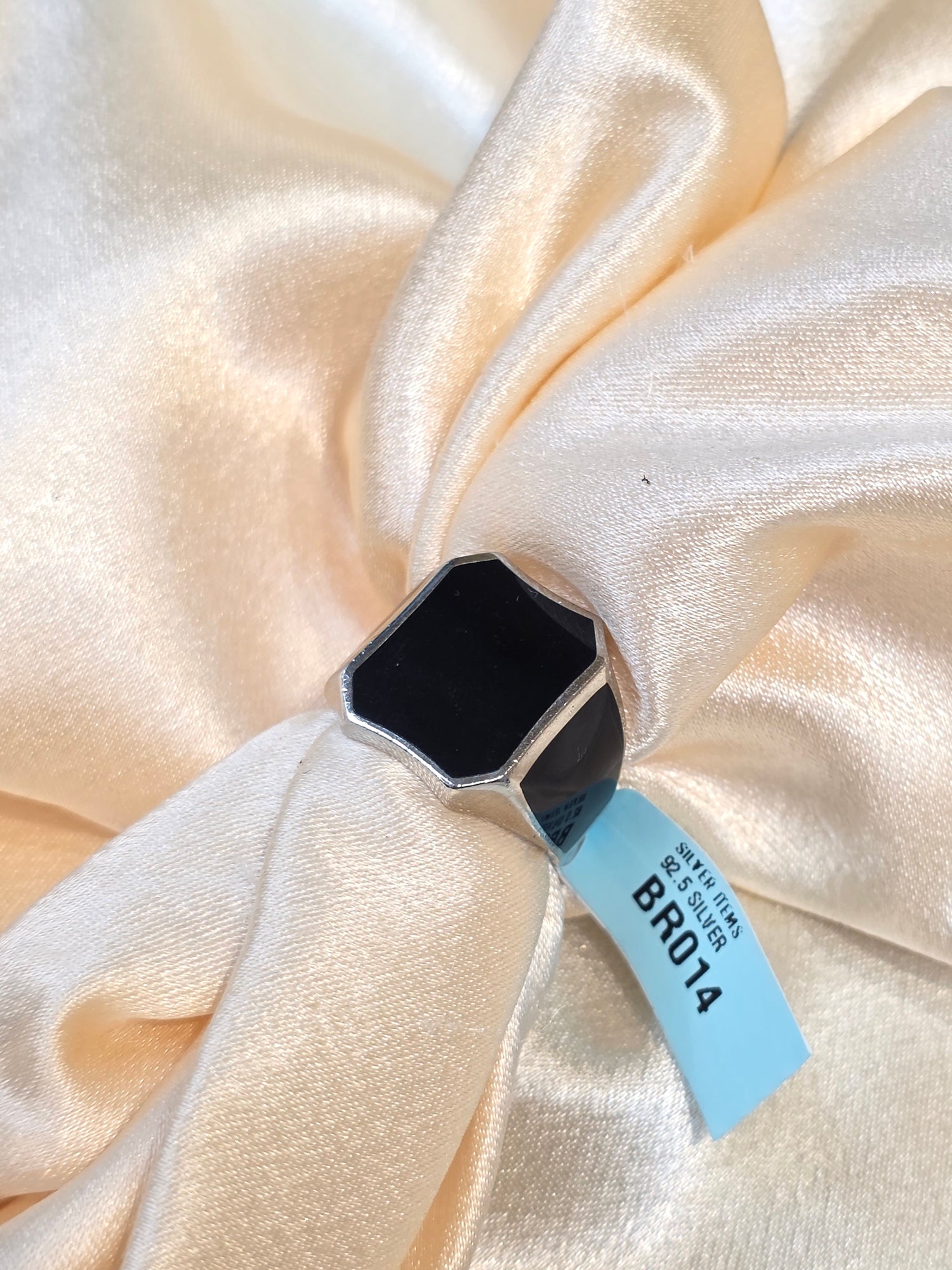 BOYS SILVER RING SIZE 9 BR014