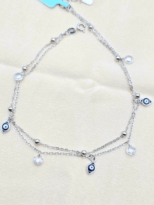 ITALIAN SILVER ANKLET SA043