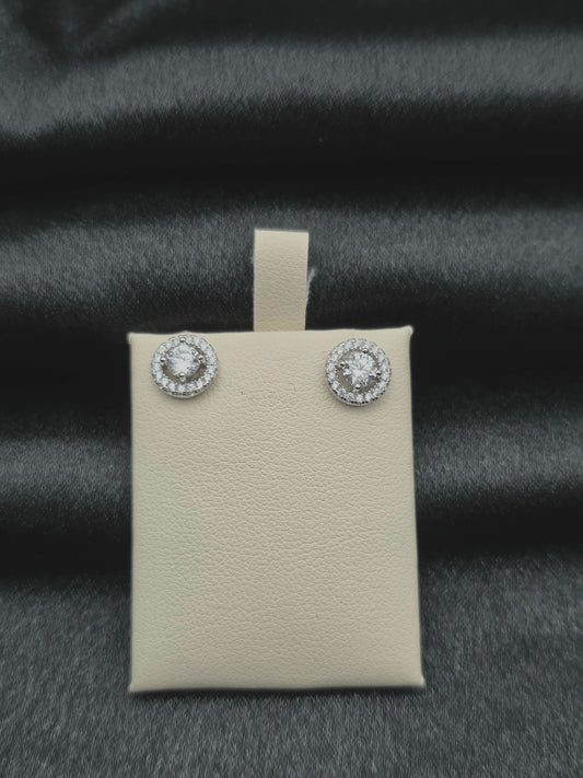 SILVER EAR STUDS GE570