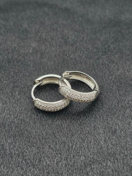 SILVER HOOPS GH132