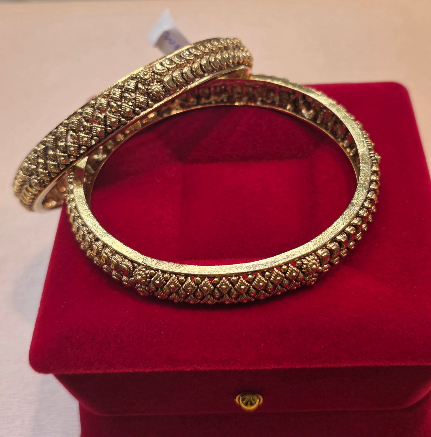 GOLD PLATED BANGLES SIZE 2.4  BG002