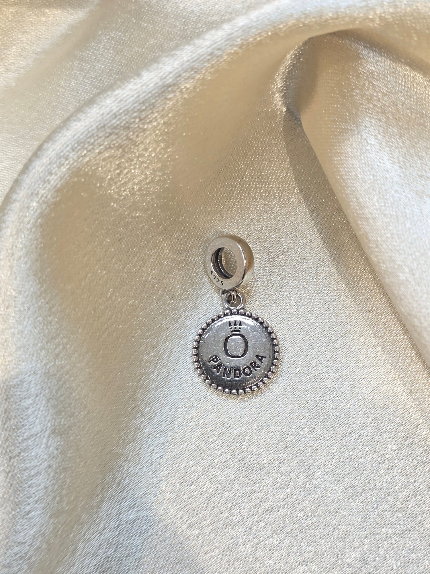 PANDORA SIGNATURE DANGLE CHARM PC197