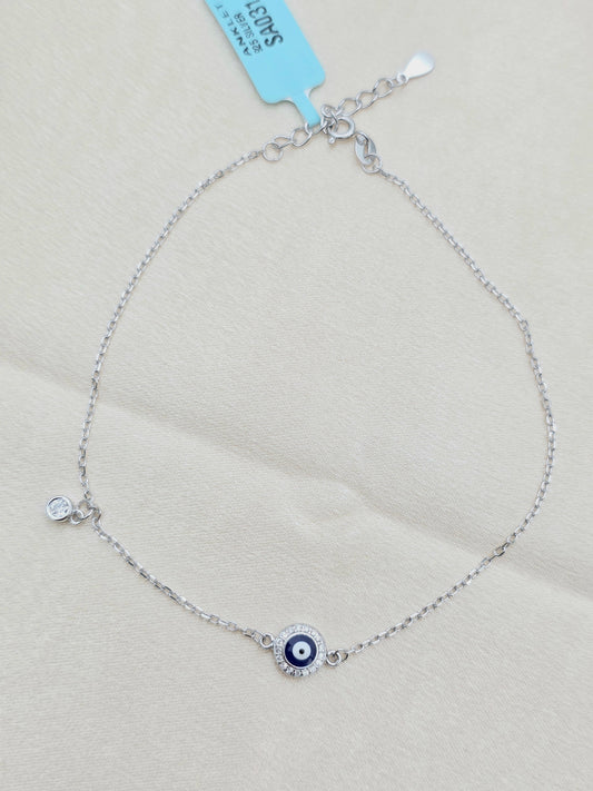 ITALIAN SILVER ANKLET SA031
