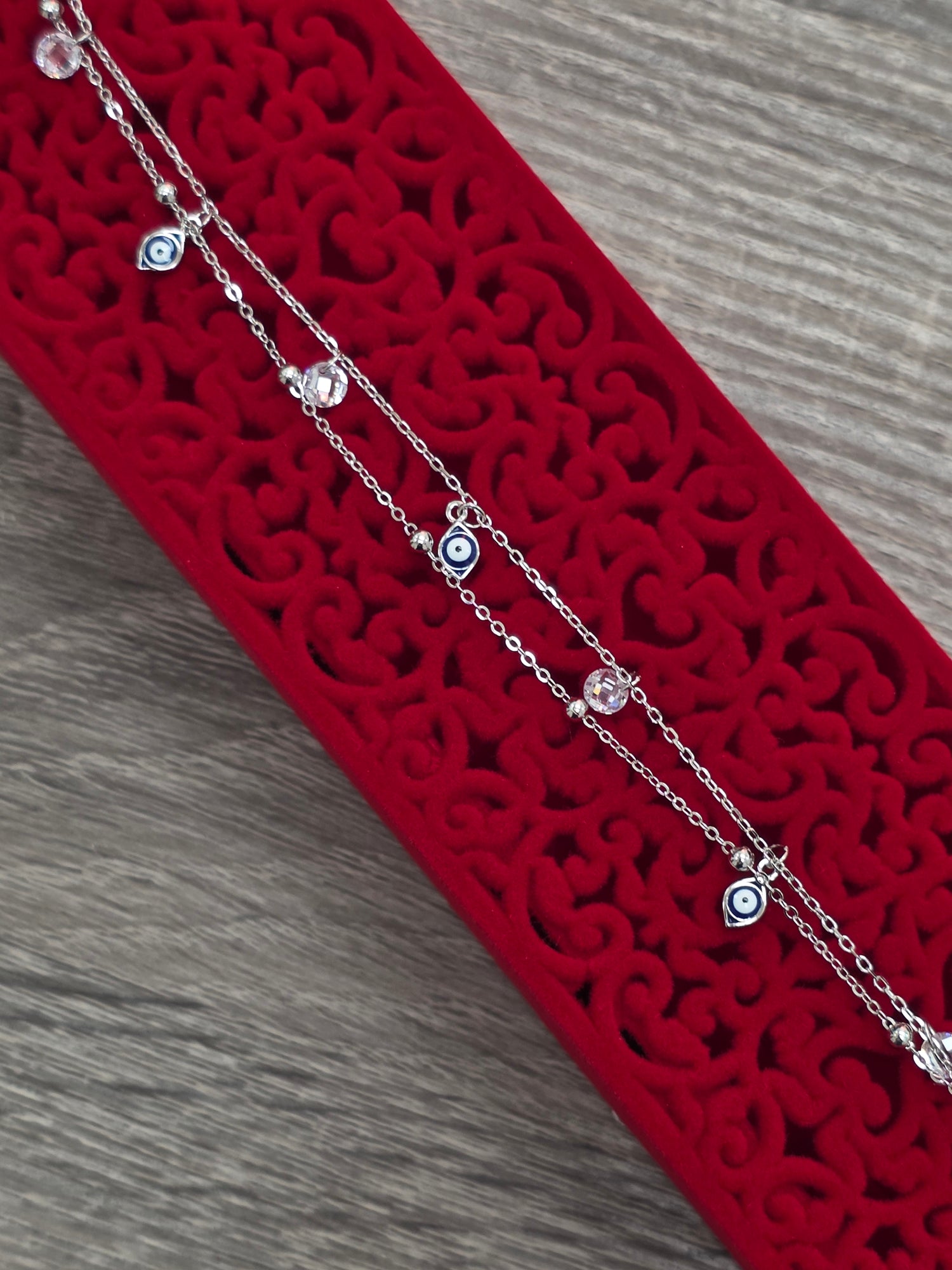 SILVER SINGLE ANKLET SA213