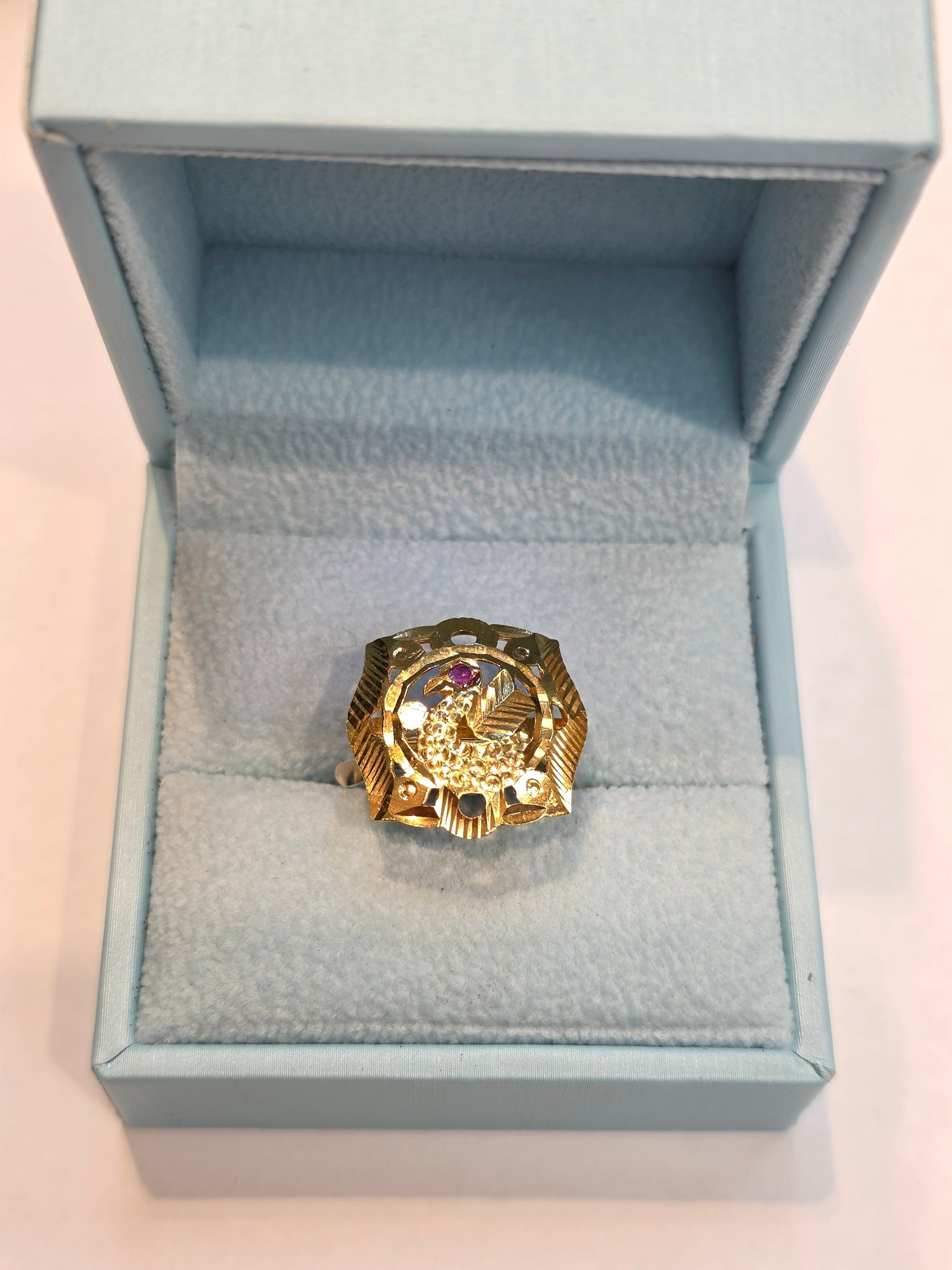 GOLD PLATED RING SIZE 5