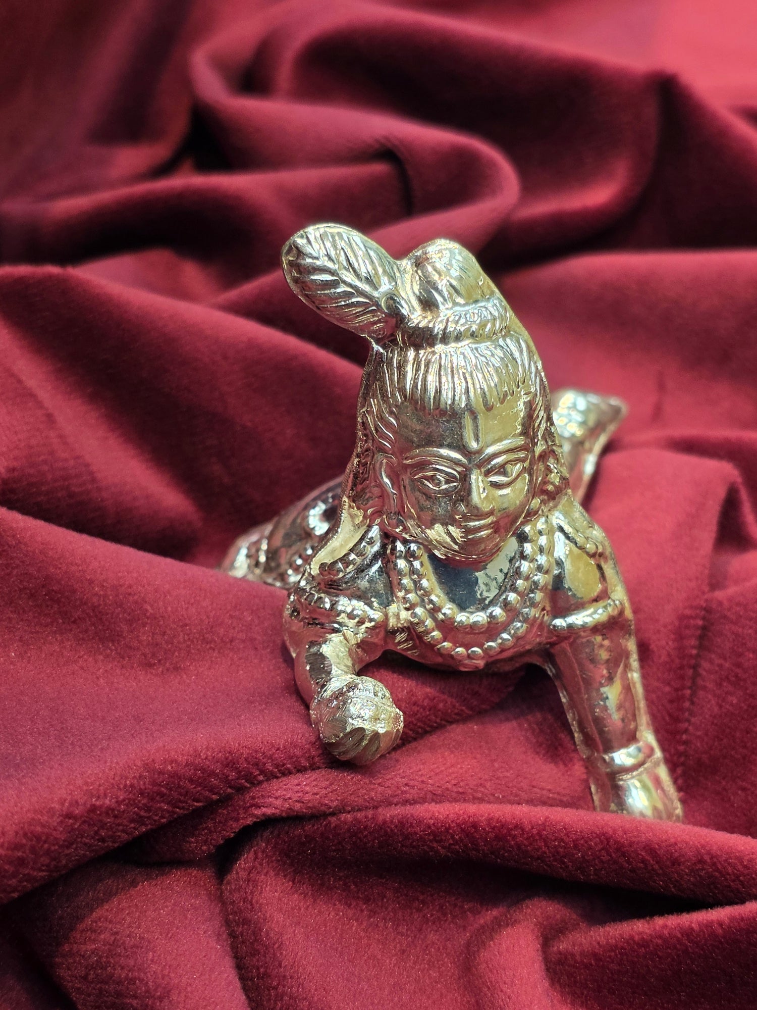 PURE SILVER LADDU GOPAL JI IDOL AC308