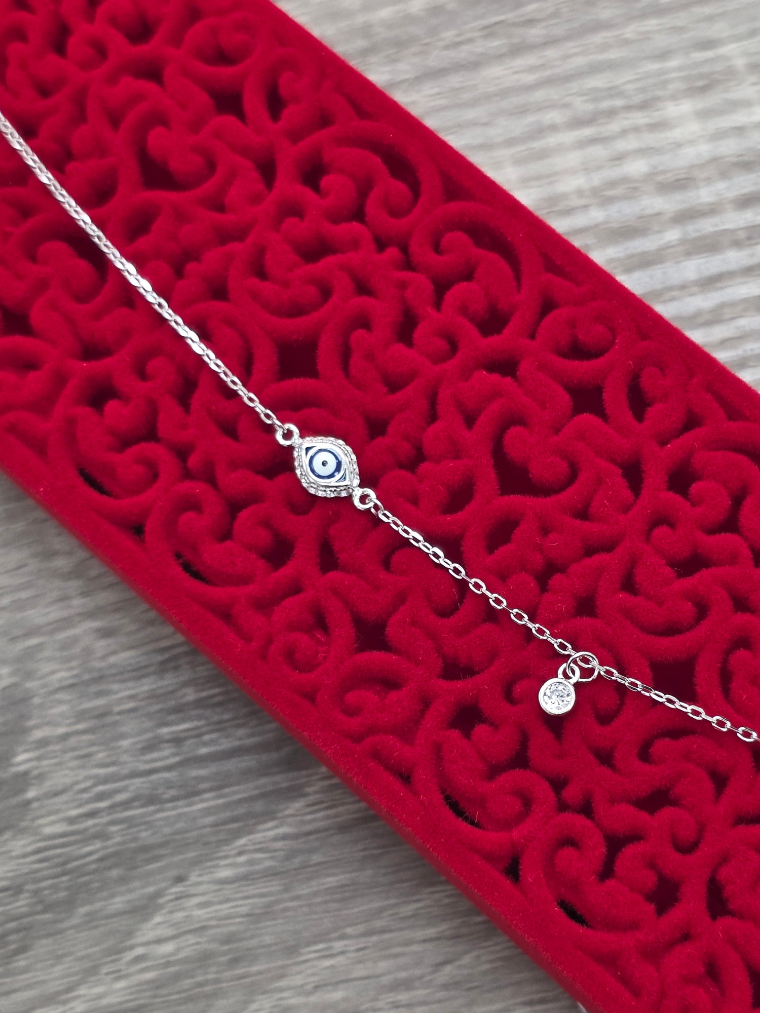 SILVER SINGLE ANKLET SA143