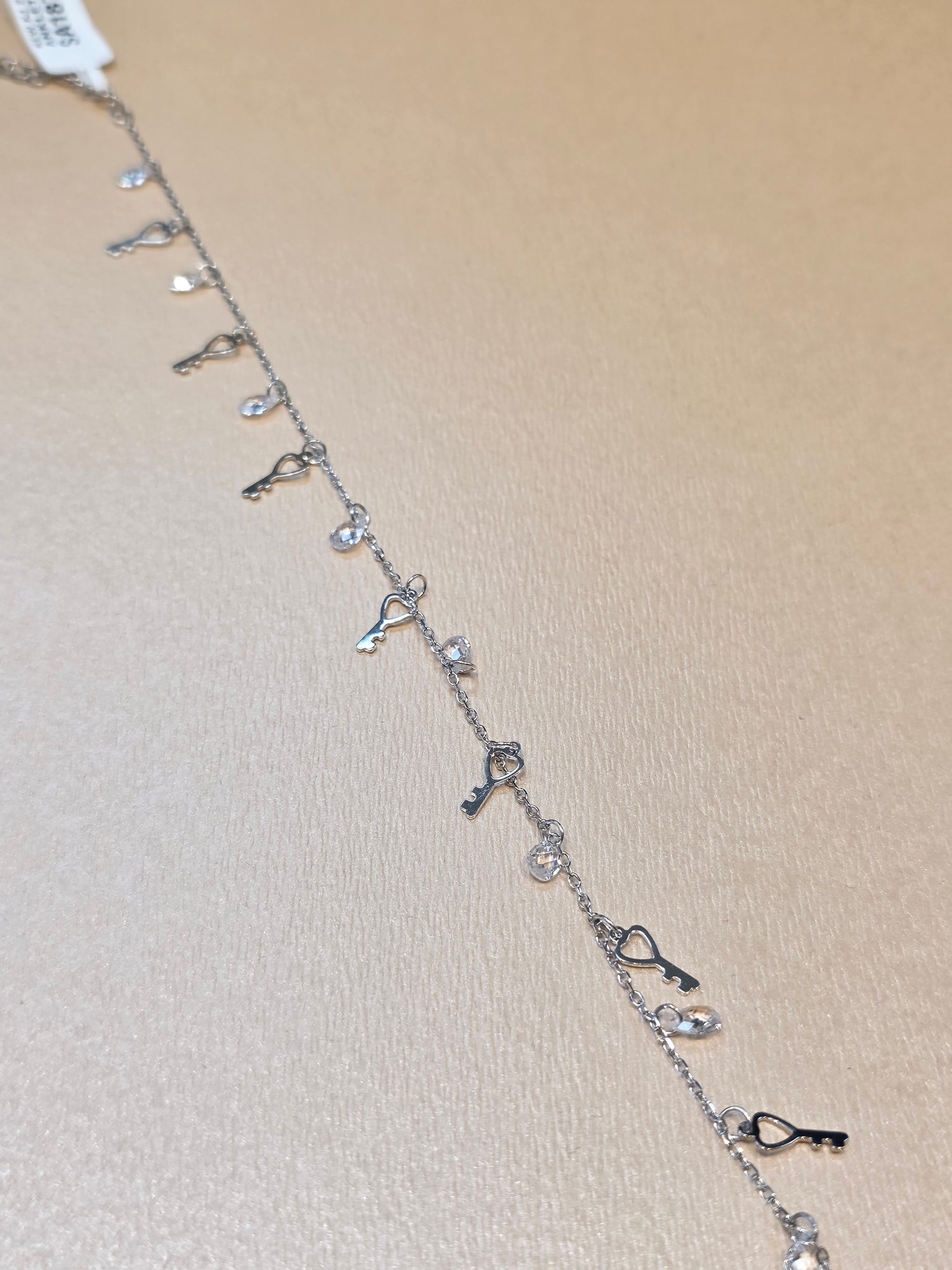 SILVER SINGLE ANKLET SA187
