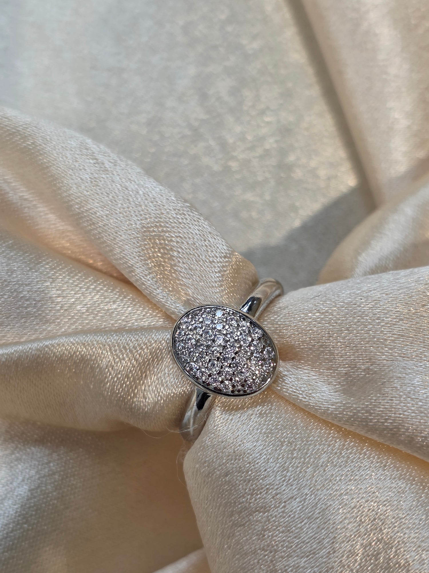 SILVER RING SIZE 6 GR676