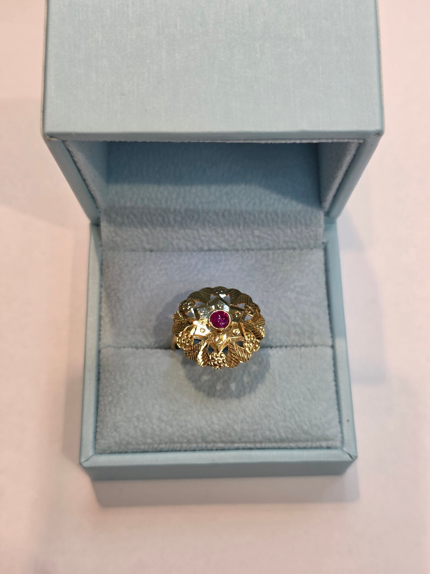 GOLD PLATED RING SIZE 7