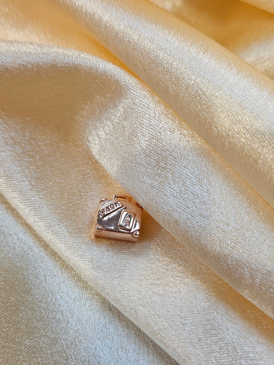 VINTAGE TRAVEL PARIS SUITCASE PANDORA CHARM PC308